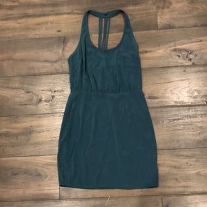 Dark green racer back sundress